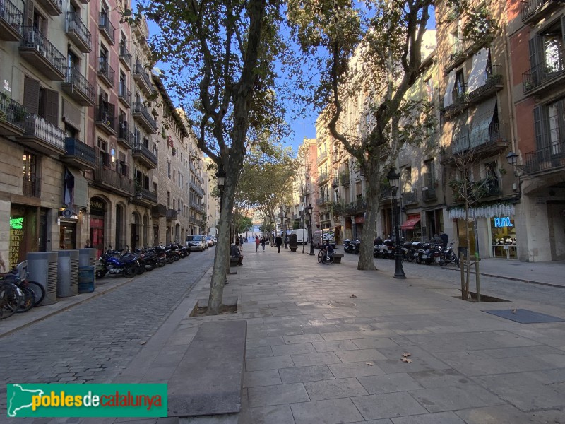 Barcelona - Passeig del Born (Foto: Albert Esteves, 2021) Barcelona - Passeig del Born