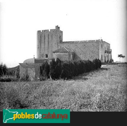 Palafrugell - Església de Sant Sebastià de la Guarda (Foto: Carles Fargas -Arxiu fotogràfic C.E.C.-, 1918) Palafrugell - Església de Sant Sebastià de la Guarda
