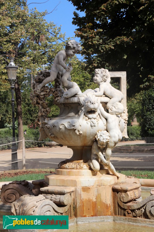 Barcelona - Parc de la Ciutadella. Font dels Nens