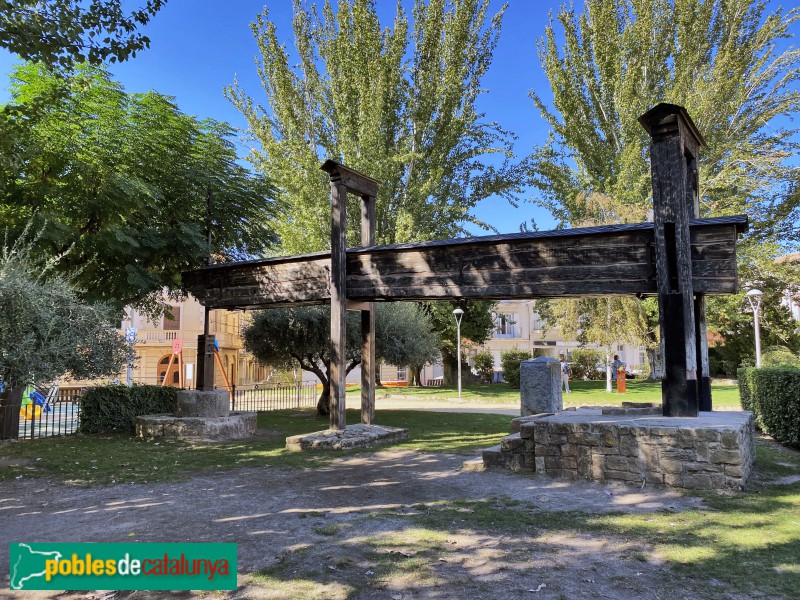 Les Borges Blanques - Parc del Terrall. Monument al Pagès