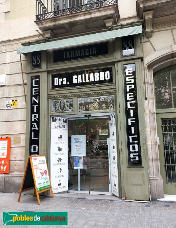 Barcelona - Farmàcia Doctora Gallardo