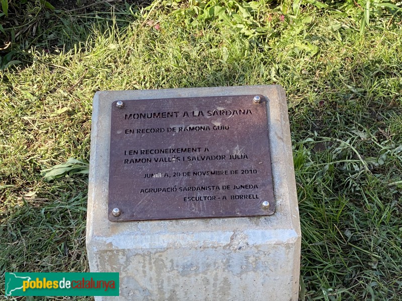 Juneda - Monument a la Sardana