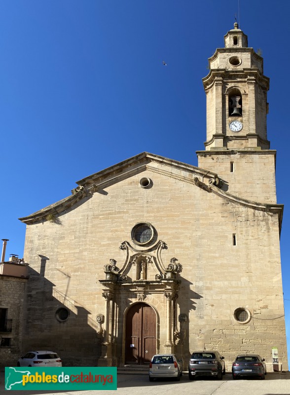 L'Espluga Calba - Església de la Concepció (Foto: Albert Esteves, 2021) L'Espluga Calba - Església de la Concepció