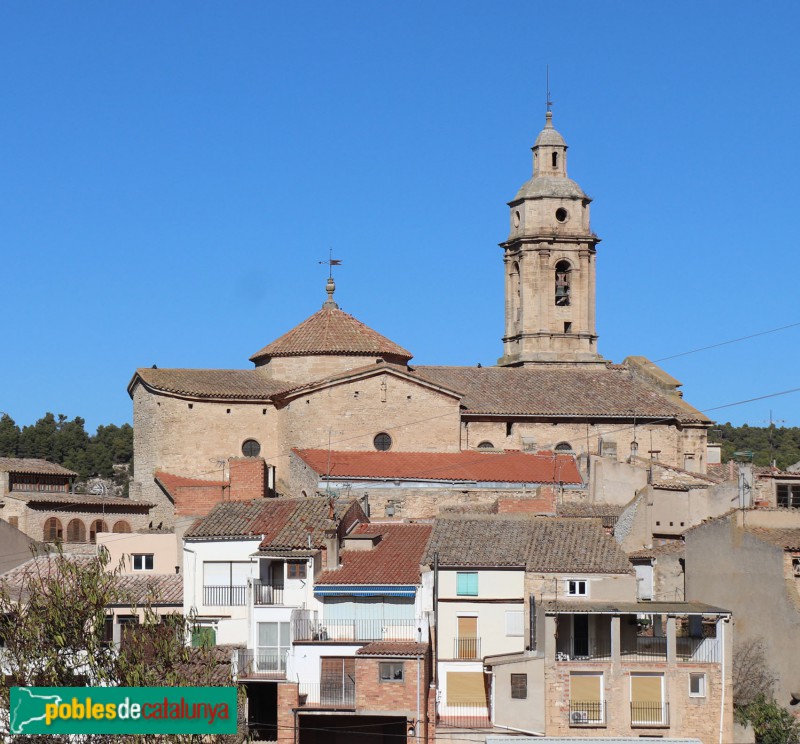 L'Espluga Calba - Església de la Concepció (Foto: Albert Esteves, 2021) L'Espluga Calba - Església de la Concepció