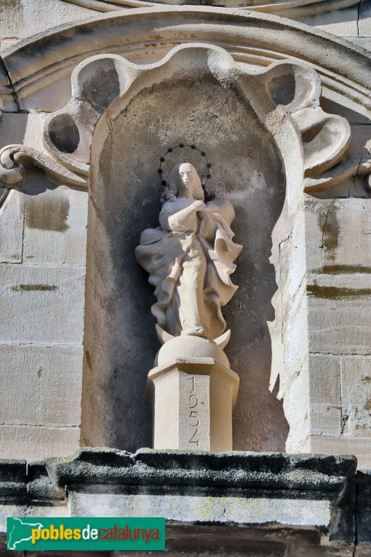 L'Espluga Calba - Església de la Concepció (Foto: Albert Esteves, 2021) L'Espluga Calba - Església de la Concepció