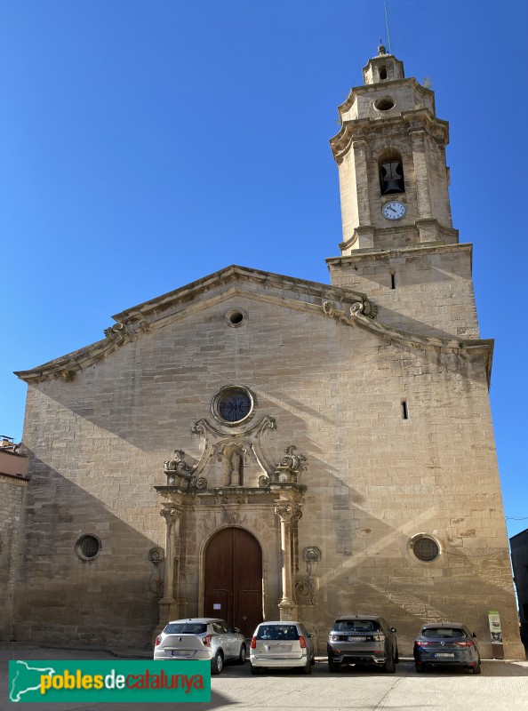 L'Espluga Calba - Església de la Concepció (Foto: Albert Esteves, 2021) L'Espluga Calba - Església de la Concepció