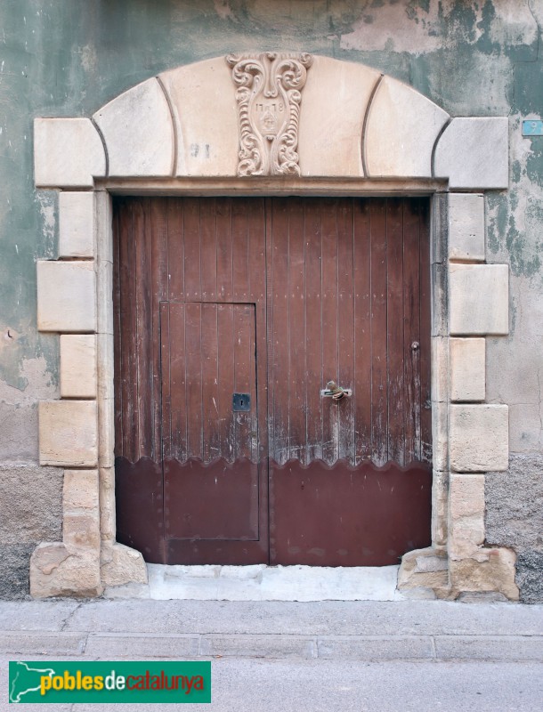 L'Espluga Calba - Portal de cal Ferran (1778)