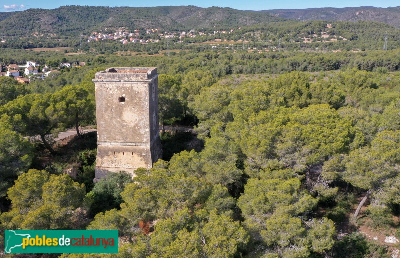 Sant Vicenç de Calders - Torre del Telègraf (Foto: Francesc Vidal-Barraquer, 2021) Sant Vicenç de Calders - Torre del Telègraf