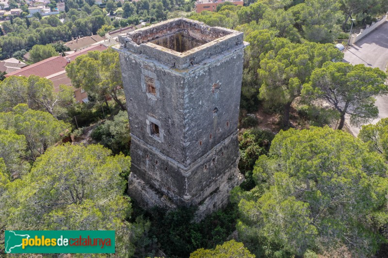 Sant Vicenç de Calders - Torre del Telègraf (Foto: Francesc Vidal-Barraquer, 2021) Sant Vicenç de Calders - Torre del Telègraf