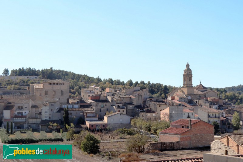 Panoràmica de l'Espluga Calba