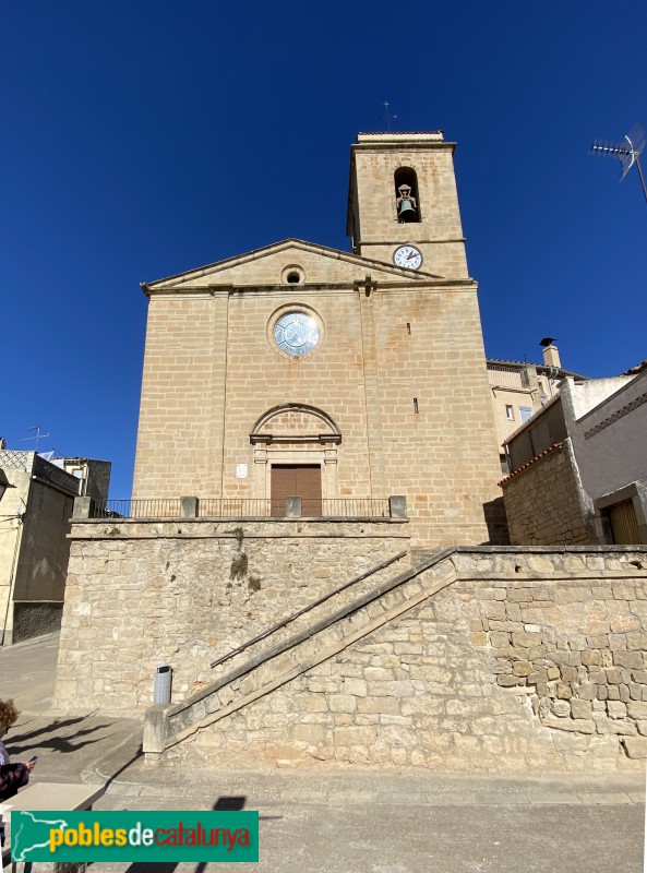 Els Omellons - Església de Sant Miquel (Foto: Albert Esteves, 2021) Els Omellons - Església de Sant Miquel