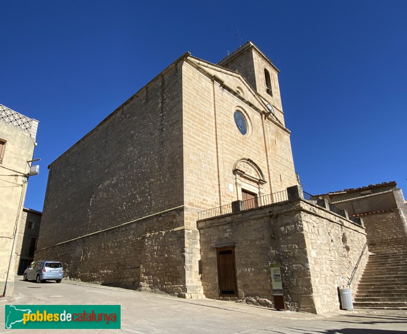 Els Omellons - Església de Sant Miquel (Foto: Albert Esteves, 2021) Els Omellons - Església de Sant Miquel