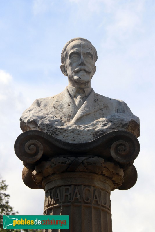 Barcelona - Parc de la Ciutadella. Monument a Joan Maragall