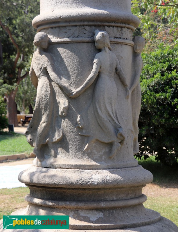 Barcelona - Parc de la Ciutadella. Monument a Joan Maragall