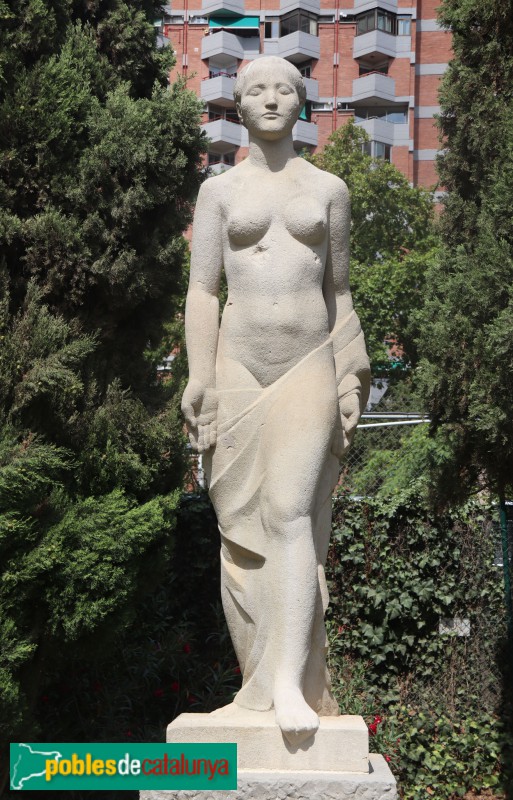 Barcelona - Parc de la Ciutadella. Escultura La Nit