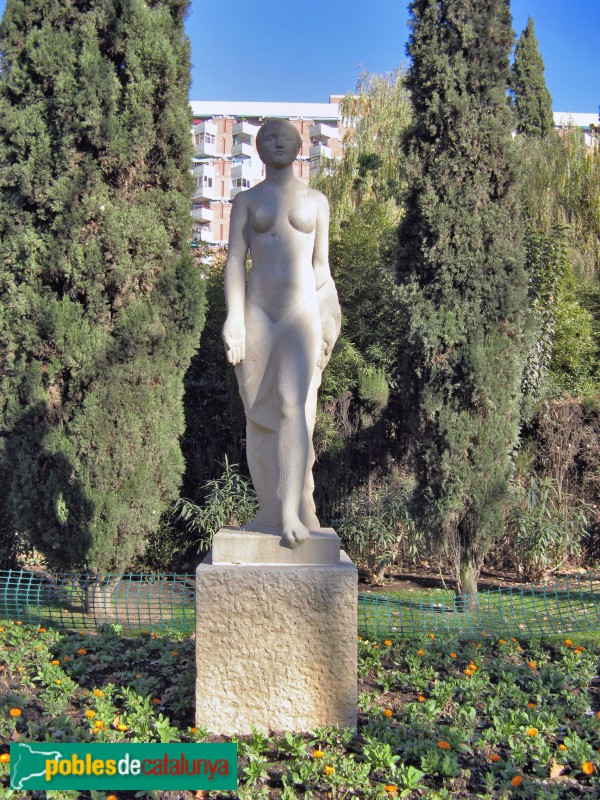 Barcelona - Parc de la Ciutadella. Escultura La Nit