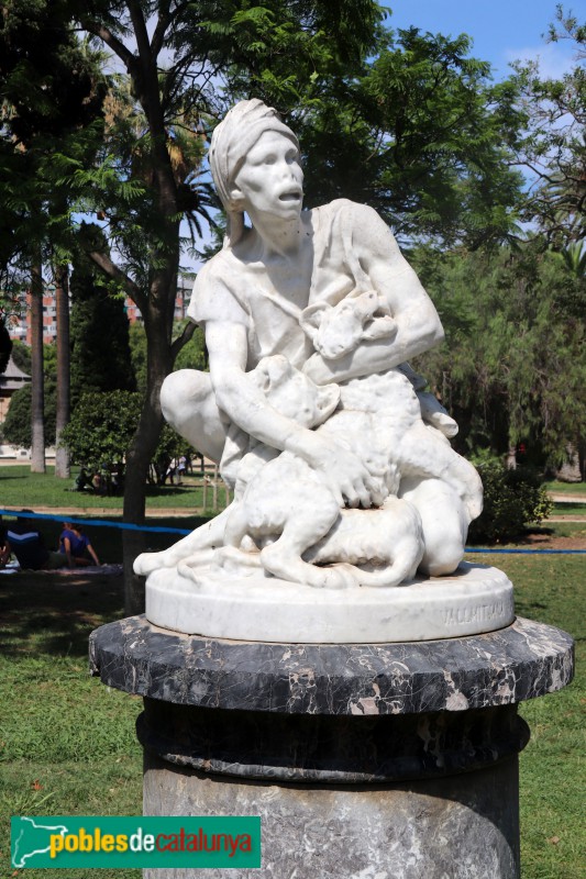 Barcelona - Parc de la Ciutadella. Caçador de lleons