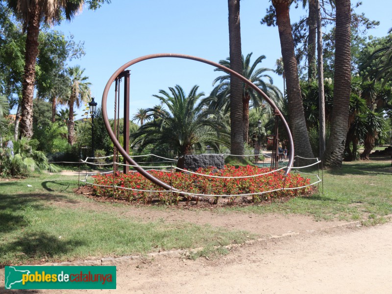 Barcelona - Parc de la Ciutadella. Als barcelonins morts als camps d'extermini nazi