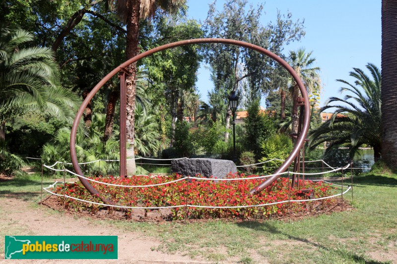 Barcelona - Parc de la Ciutadella. Als barcelonins morts als camps d'extermini nazi