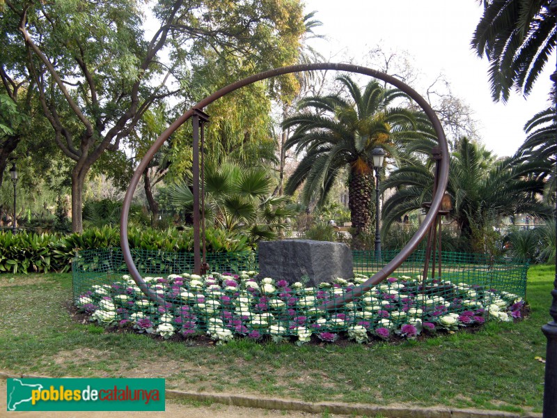 Barcelona - Parc de la Ciutadella. Als barcelonins morts als camps d'extermini nazi
