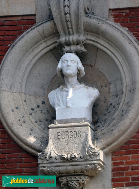 Barcelona - Parlament de Catalunya. Bust de Jaume Bergós (Dionís Renart)