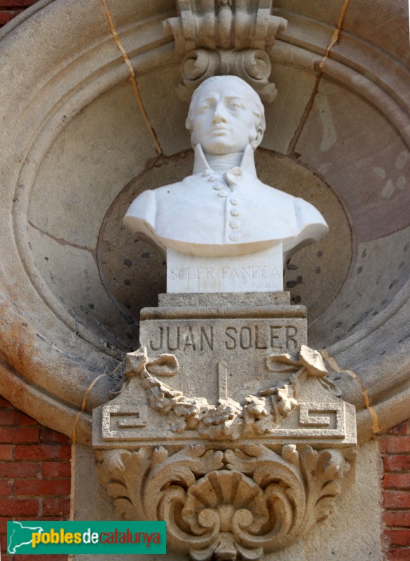 Barcelona - Parlament de Catalunya. Bust de Joan Soler Faneca (Antoni Alsina)