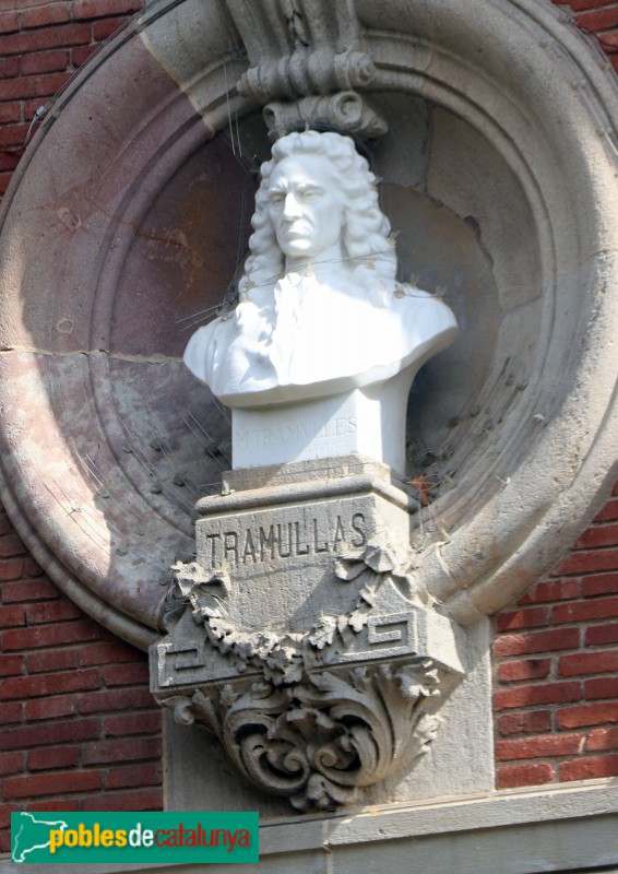 Barcelona - Parlament de Catalunya. Bust de Manuel Tramulles (Josep Reynés)