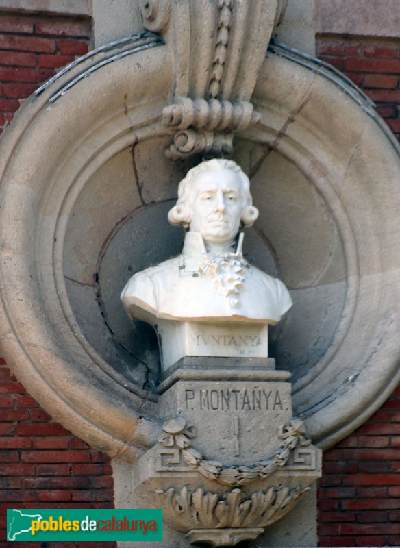 Barcelona - Parlament de Catalunya. Bust de Pere Pau Montanya (Manuel Fuxà)
