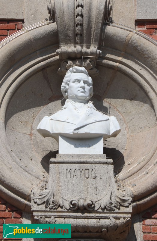 Barcelona - Parlament de Catalunya. Bust de Salvador Mayol (Eduard B. Alentorn)