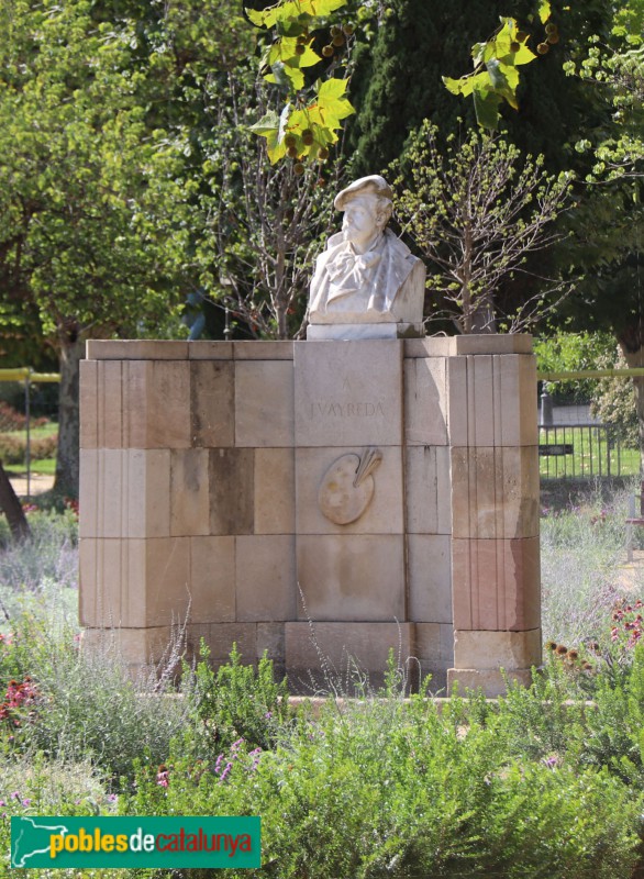 Barcelona - Parc de la Ciutadella. Monument a Joaquim Vayreda