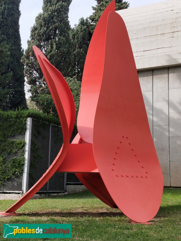 Barcelona - Fundació Miró. Escultura 4 Ales