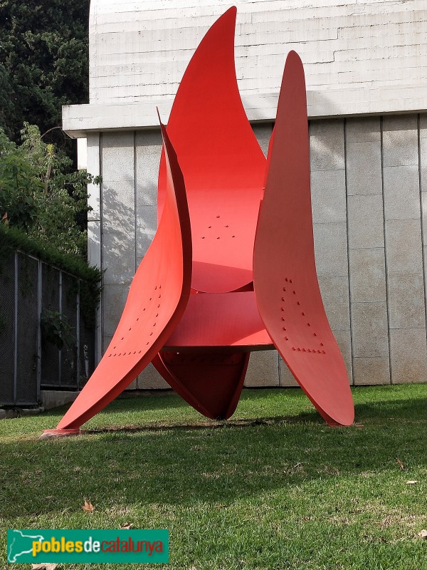 Barcelona - Fundació Miró. Escultura 4 Ales
