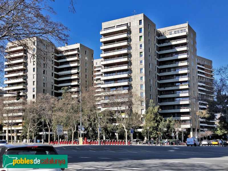 Barcelona - Conjunt d'habitatges Diagonal-Ganduxer