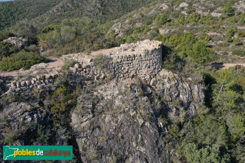 Albinyana - Restes del castell de l'Esquernosa