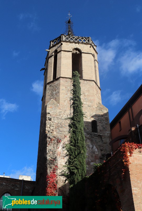 Granollers - Església de Sant Esteve. Campanar (Foto: Albert Esteves, 2021) Granollers - Església de Sant Esteve. Campanar