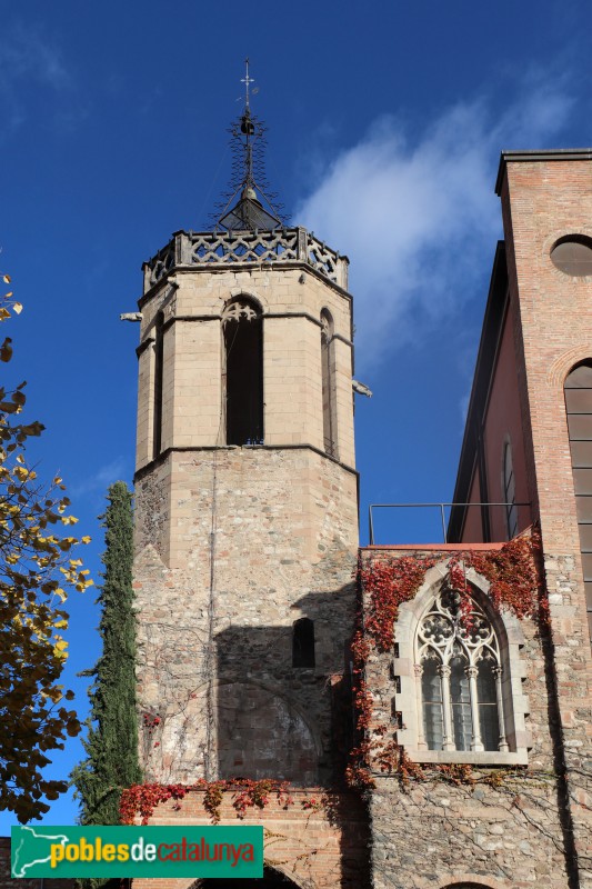 Granollers - Església de Sant Esteve. Campanar
