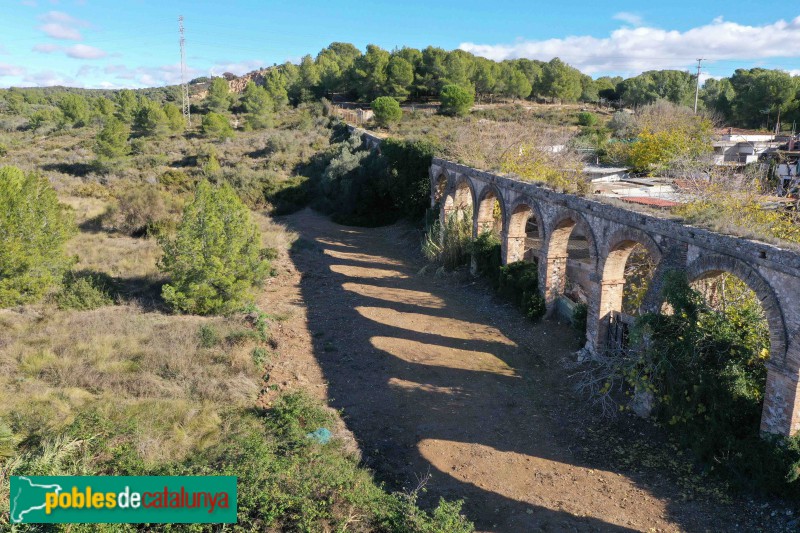 Tarragona - Aqüeducte de la Font de Loreto (Foto: Francesc Vidal-Barraquer, 2021) Tarragona - Aqüeducte de la Font de Loreto