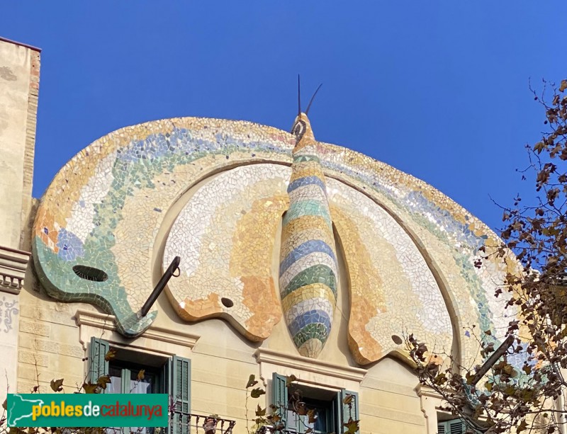 Barcelona - Casa Fajol o de la Papallona