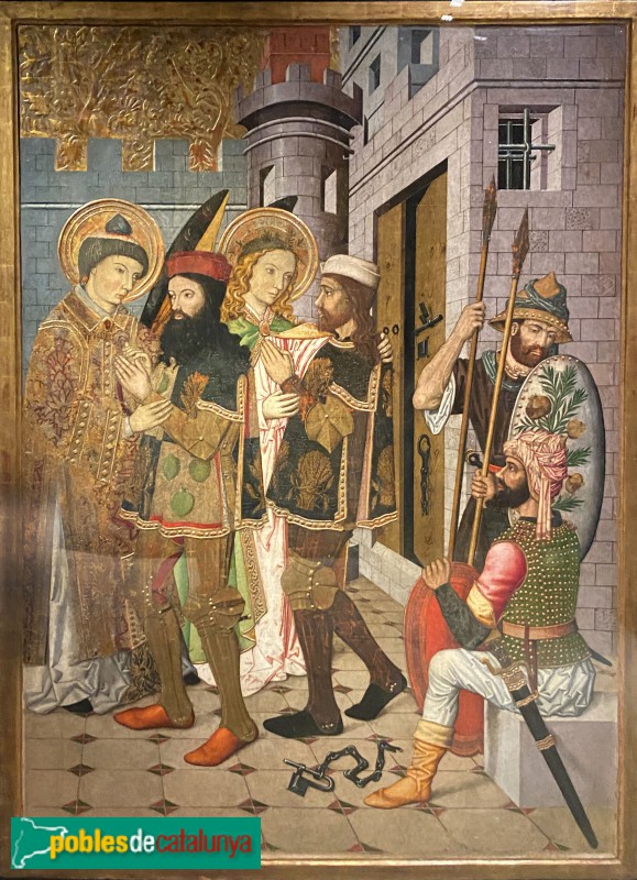 Retaule de Sant Esteve - Alliberament de Galceran de Pinós (anònim)