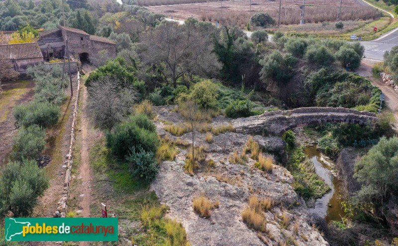 Alcover - Molinet de Batistó i pont dels Moros