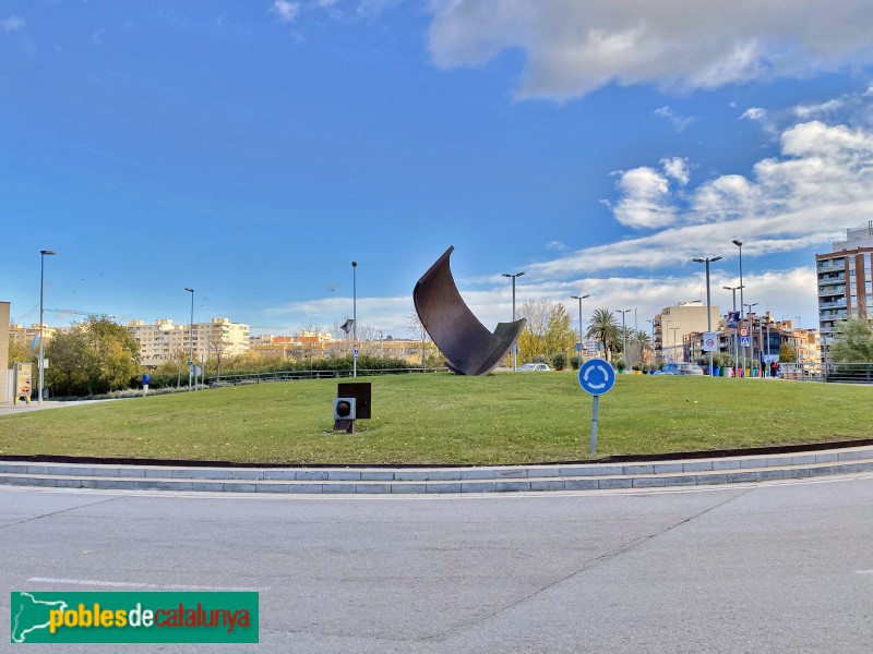 Granollers - Escultura <i>Regat</i> (Foto: Albert Esteves, 2021) Granollers - Escultura <i>Regat</i>