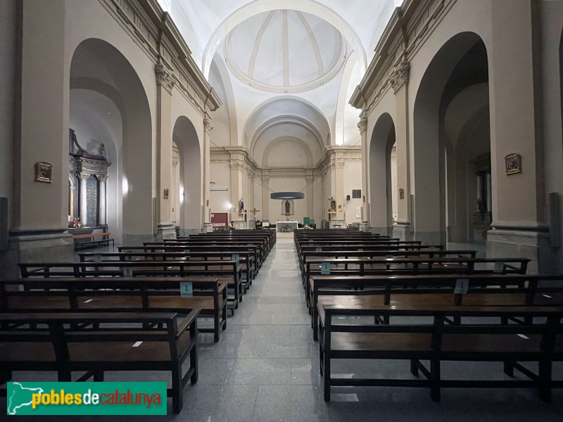 Tordera - Església de Sant Esteve. Interior (Foto: Ricard Vilà, 2021) Tordera - Església de Sant Esteve. Interior