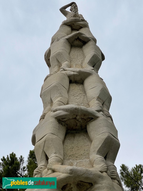 El Vendrell - Monument als castellers