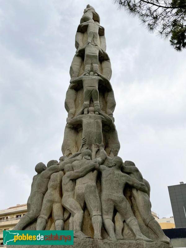 El Vendrell - Monument als castellers