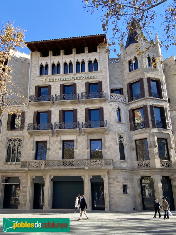 Barcelona - Casa Pascual Pons (Passeig de Gràcia, 2-4)