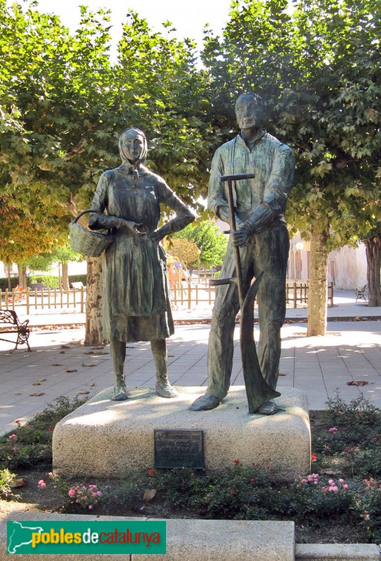 Santa Coloma de Queralt - Monument a la Pagesia