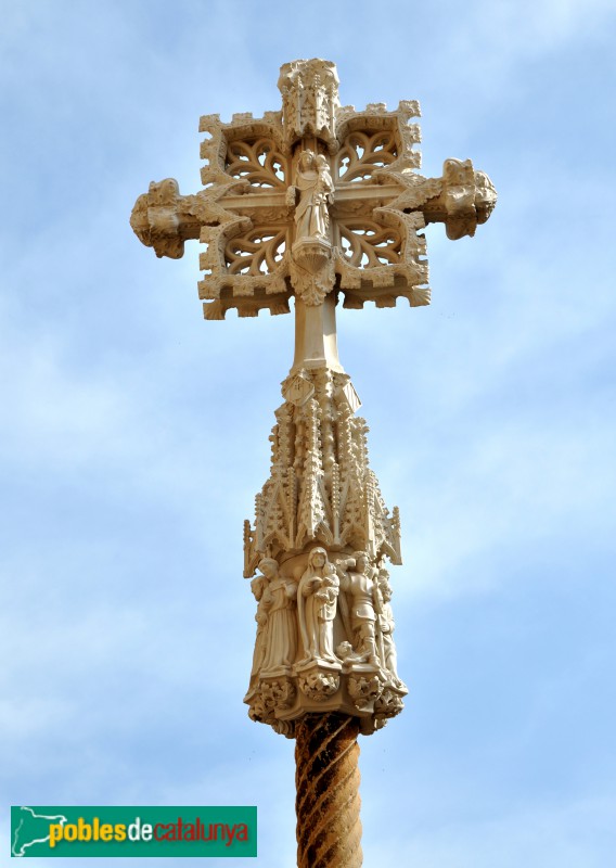 Montblanc - Creu de Santa Maria (reproducció)