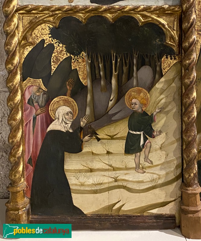 Museu Diocesà - Retaule de Sant Joan Baptista. Partida de sant Joan (Foto: Albert Esteves, 2022) Museu Diocesà - Retaule de Sant Joan Baptista. Partida de sant Joan