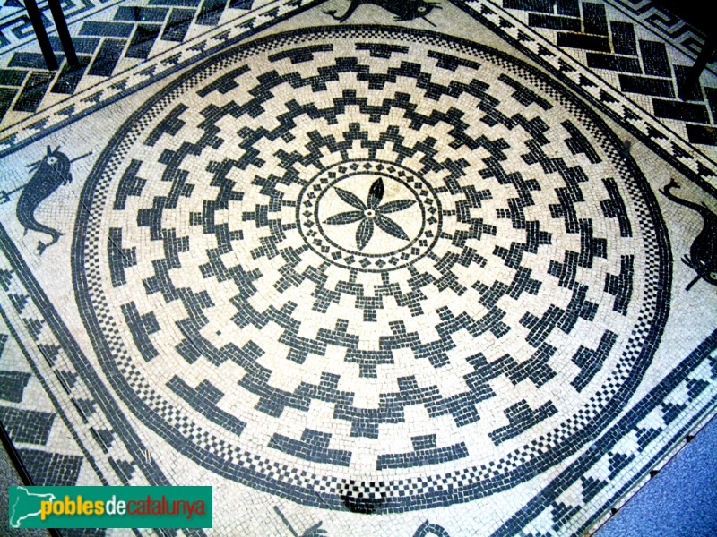Badalona - Museu. Mosaic Romà de la Torre Vella (Foto: Ajuntament de Badalona) Badalona - Museu. Mosaic Romà de la Torre Vella