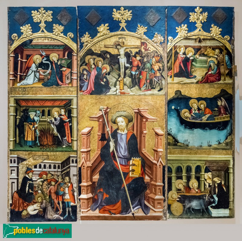 Museu Diocesà. Retaule de Sant Jaume de Vallespinosa